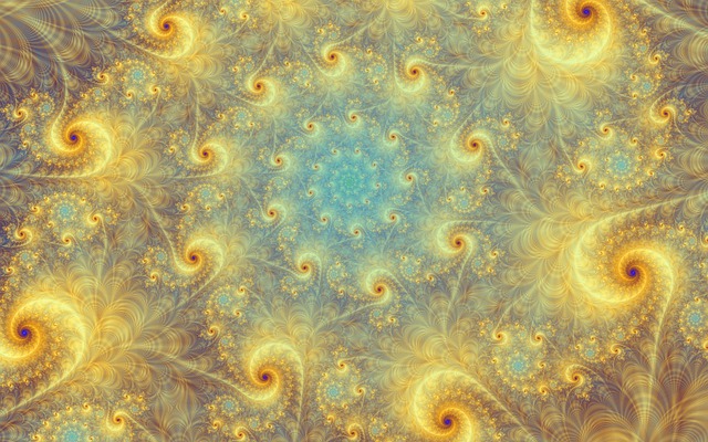 Free fractal spiral art illustration