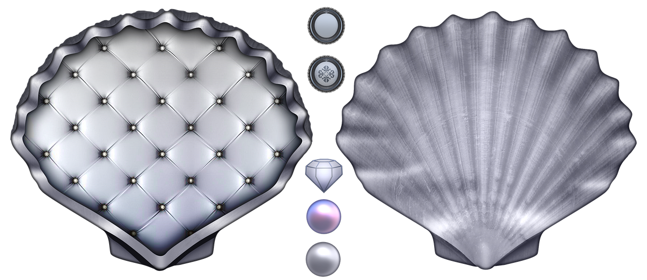 Download free HD stock image of Silver Metal Free silver metal decoration illustration