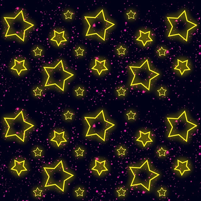 Free stars constellation space illustration