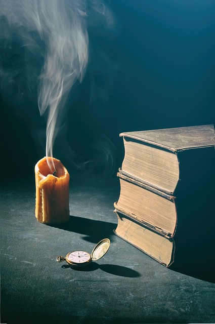 Free Book Candle photo and picture