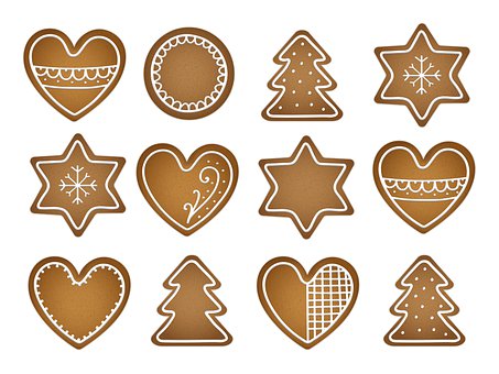 Free Gingerbread Cookies illustration and picture