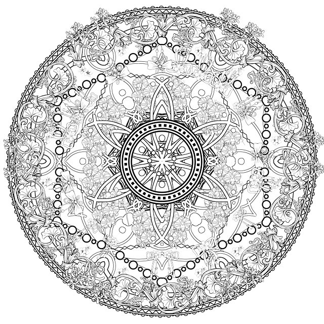 Free Rosette Mandala illustration and picture