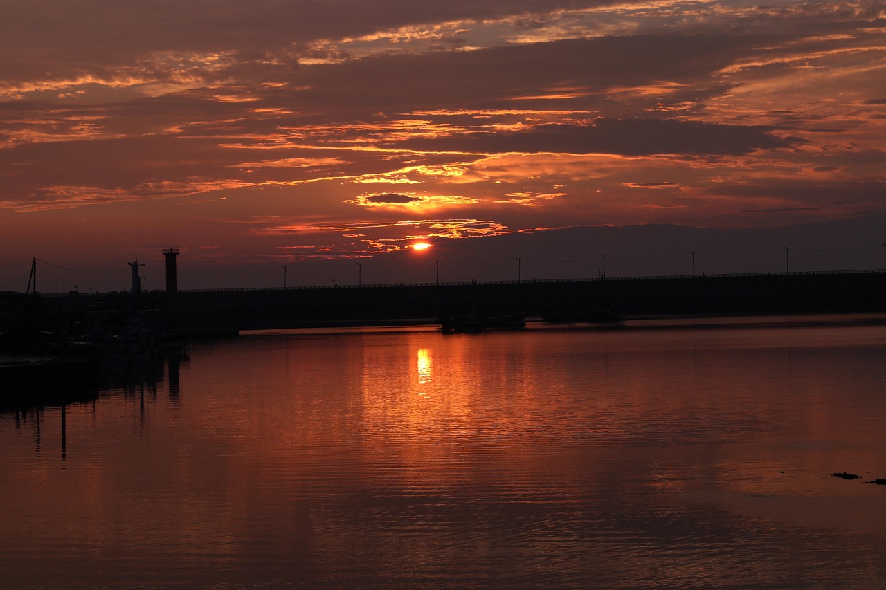 Puesta Del Sol Cielo Rojo Paisaje - Foto gratis en Pixabay - Pixabay