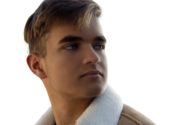 Free man teenager jacket illustration