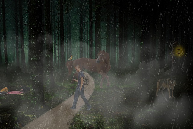 Free Forest Rain photo and picture