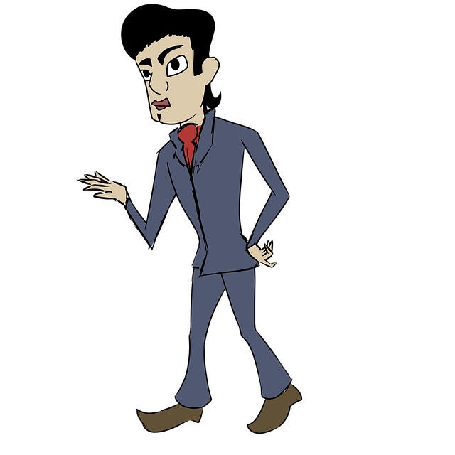 Free Sleezy Salesman illustration and picture