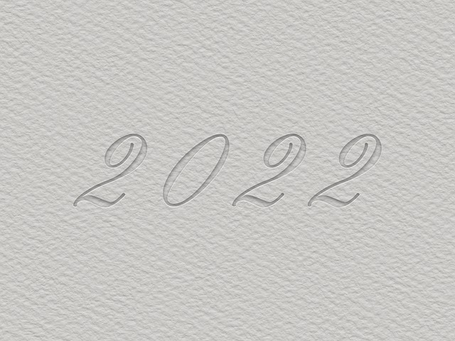 Free calendar 2022 new year illustration