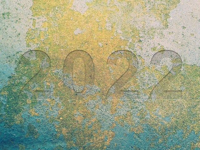 Free calendar 2022 new year illustration