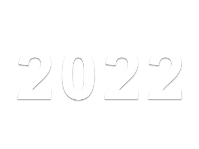 Free calendar 2022 new year illustration