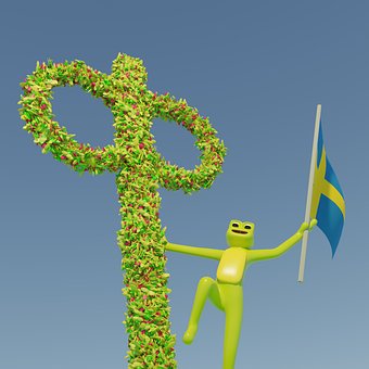 Pleno Verano, Suecia, Tradicion, Rana