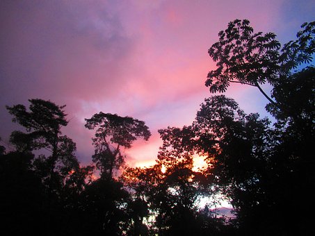 Sonnenuntergang, Strand, Costa Rica
