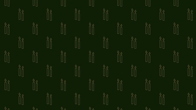 Free candles art pattern illustration