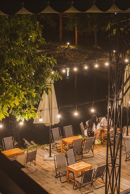 Lamp, Nacht, Donker, Tafel, Stoel