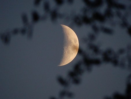 Luna, Lys Av Månen, Natt, Nattehimmelen