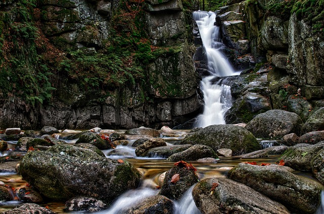 Природата, Waterfall, Top, Sudety