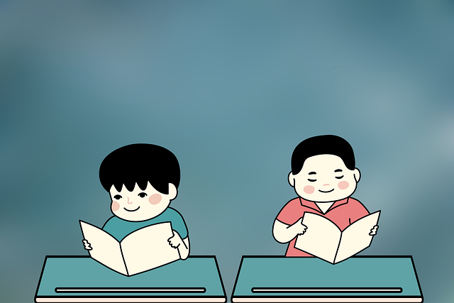 Free light schoolchildren students illustration