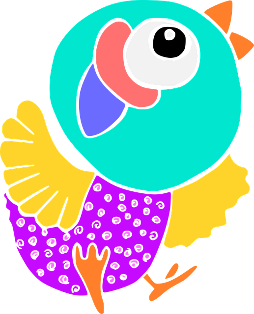 Free bird poultry pup vector