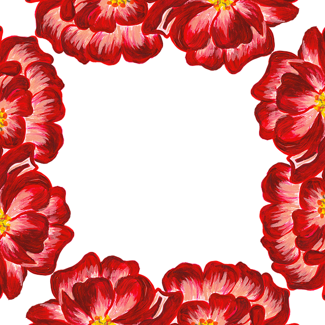 Free roses peony watercolor vector