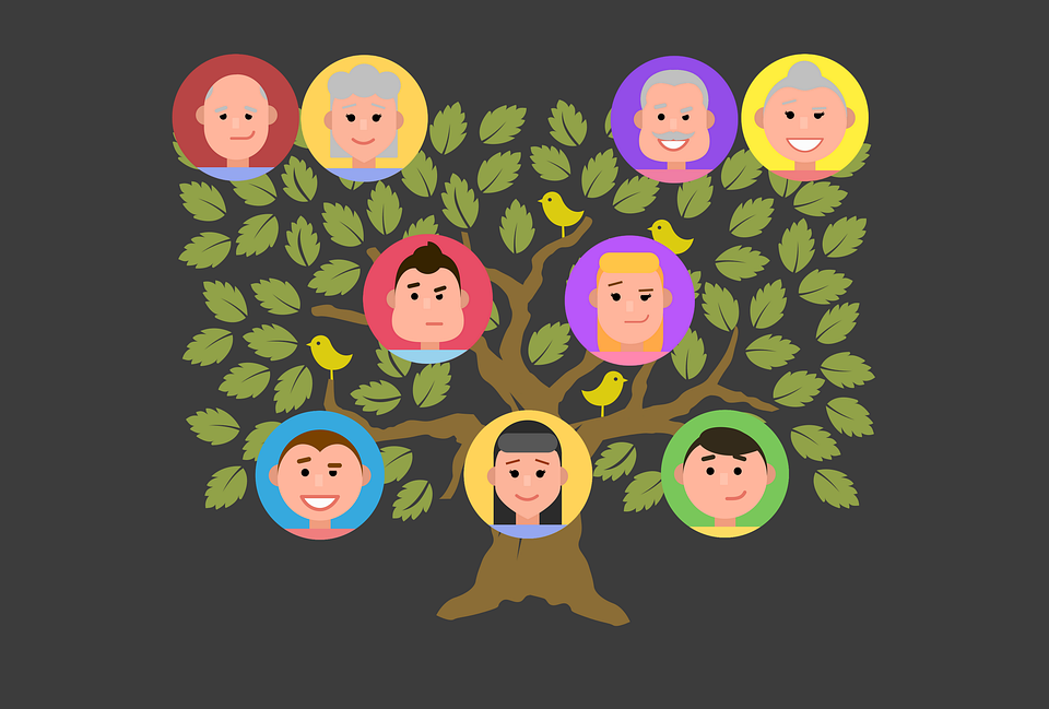 Download Family, Tree, Grandparents. RoyaltyFree Stock Illustration