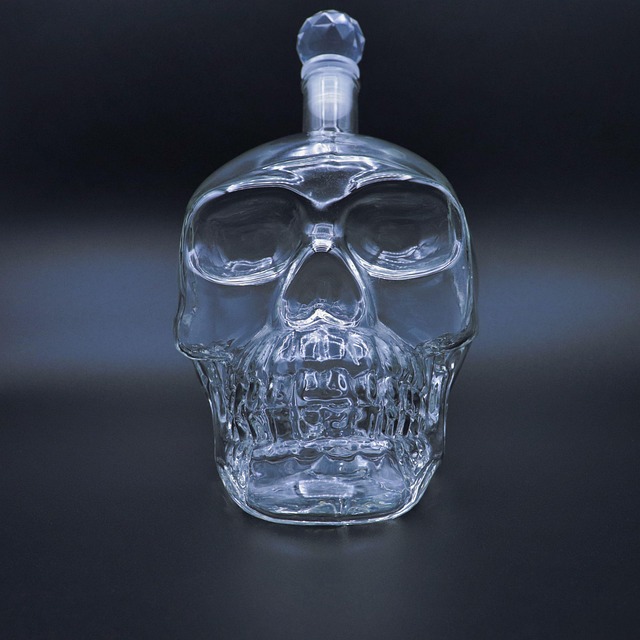 Glass Skull Jar Free photo on Pixabay