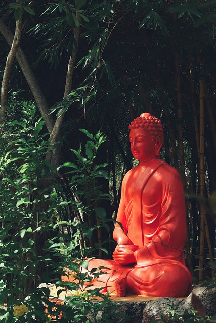 Rood, Budha, Statuut, Tuin, Soctrang