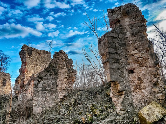 Free castle castle ruins castle complex illustration