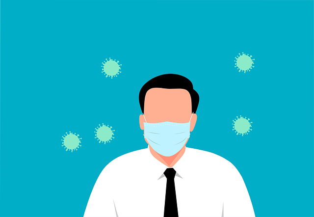 Free virus corona omicron illustration