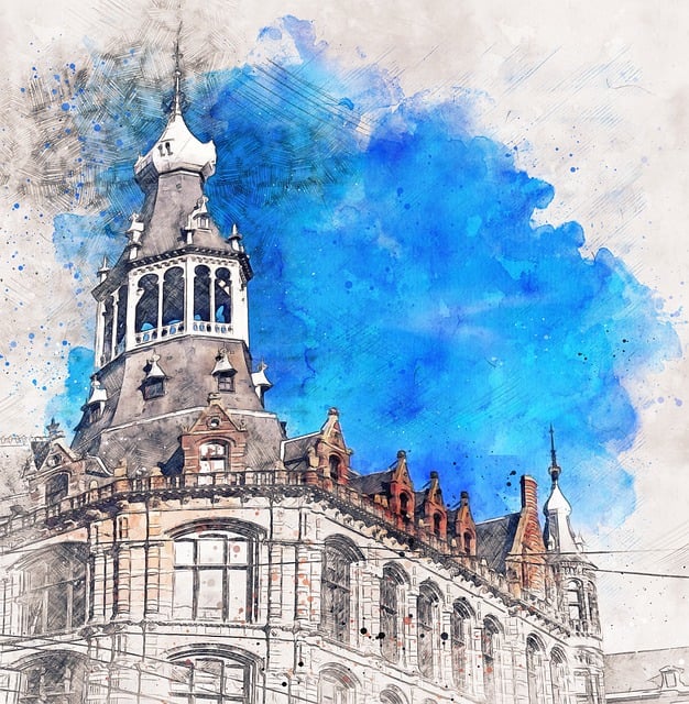 Free building architecture europe illustration