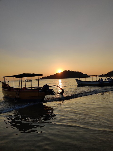 Free Sunset Beach photo and picture
