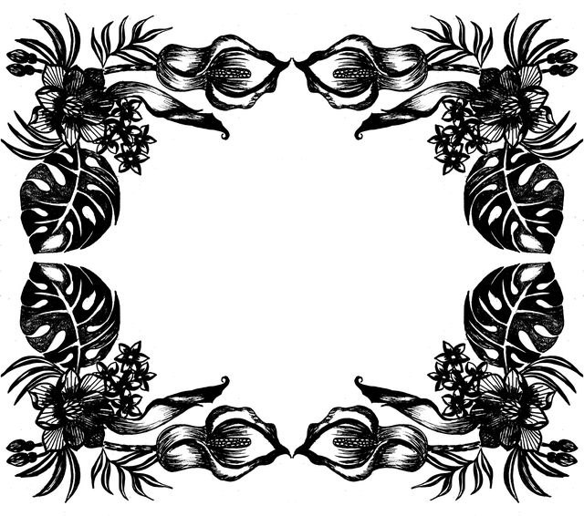Free frame border kala vector