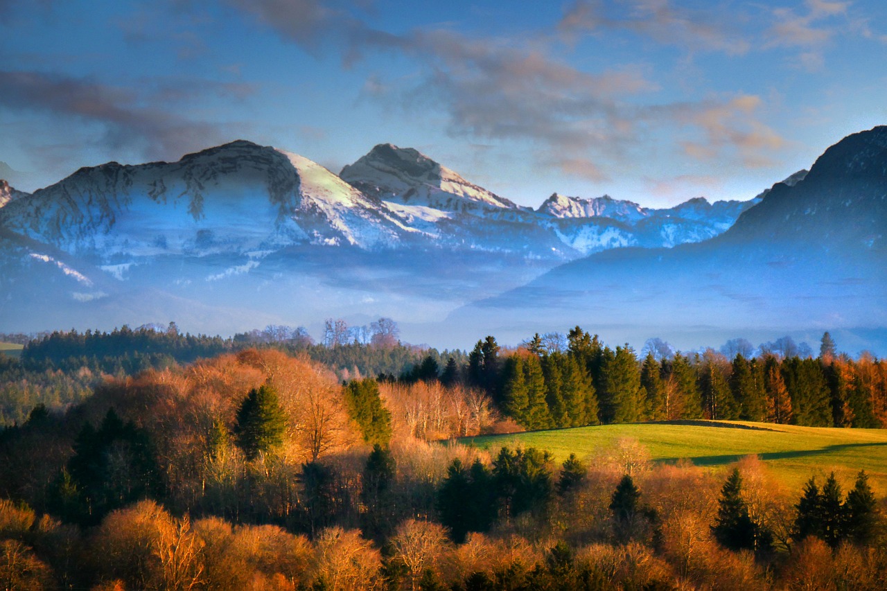 Mountains - free online jigsaw puzzle photo