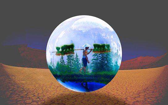 Free Photomontages Landscape photo and picture