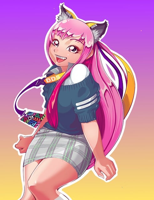 Free Girl Comic illustration and picture