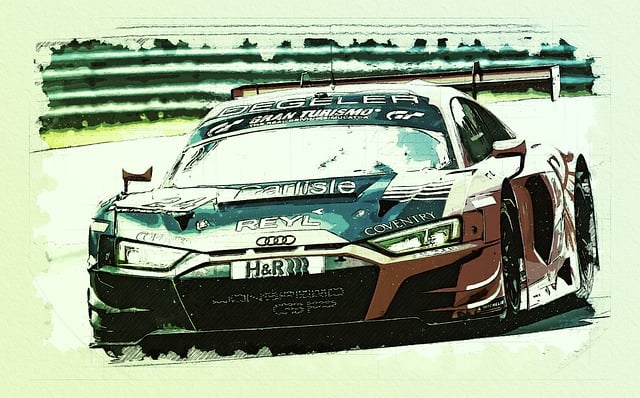 Free race car car racing motorsport illustration