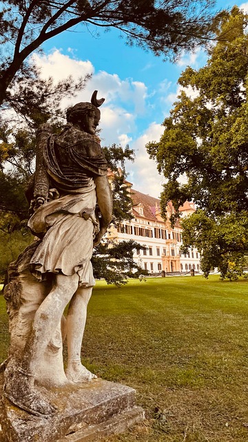 Statue, Schloss, Park, Österreich, Graz