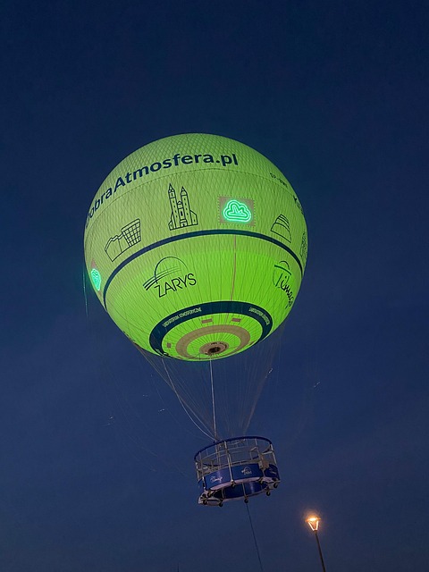 Varmluftballon, Aften, Himmel