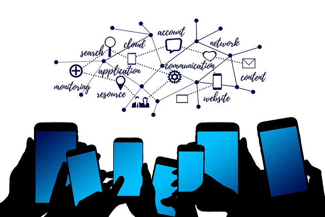 Free smartphone mobile signal illustration