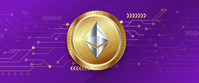Free ethereum crypto currency illustration