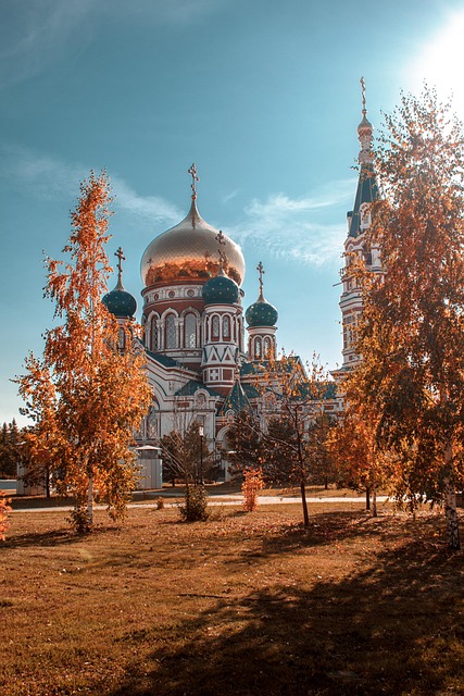Herbst, Stadt, Kirche, Architektur