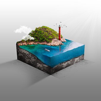 Free Sea Mountains photo and picture