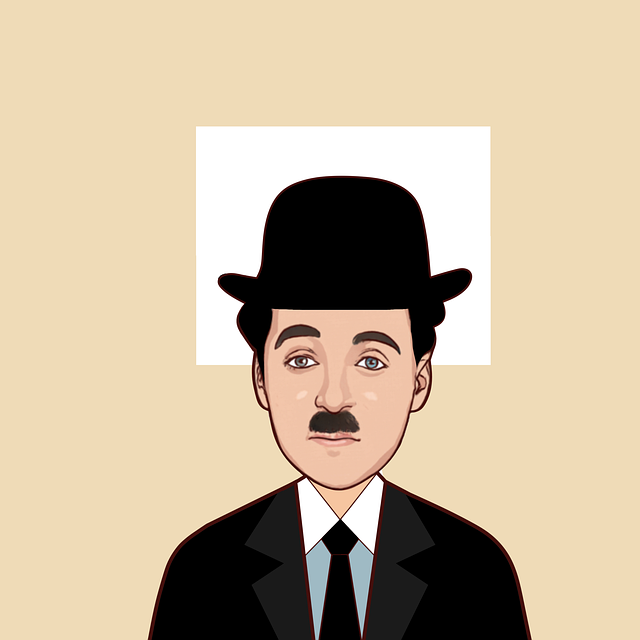 Free charlie chaplin star illustration