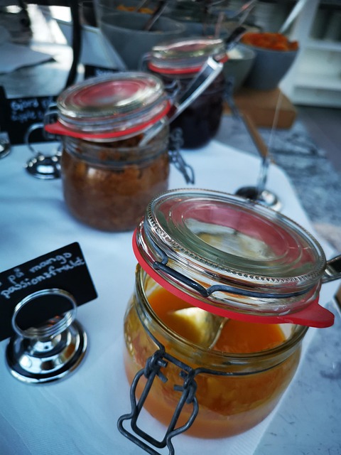Marmelade, Morgen, Frisch, Krug, Luxus