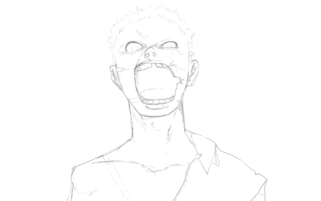 Download free HD stock image of Zombie Monster Free zombie monster fear illustration