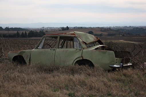 Free Car Wreck Scrap Metal photo and picture