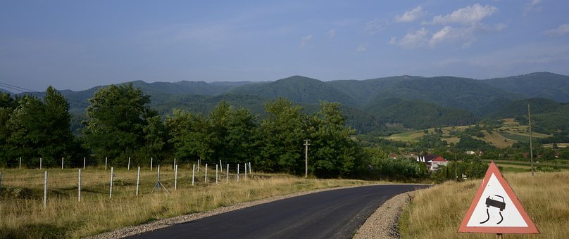 Romênia, Transilvânia, Estrada, Natureza