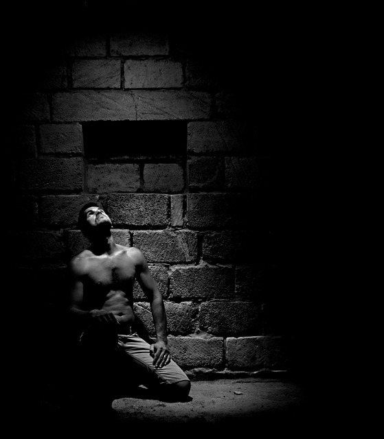 Prisão, Pena, Homem, Modelo, Pose