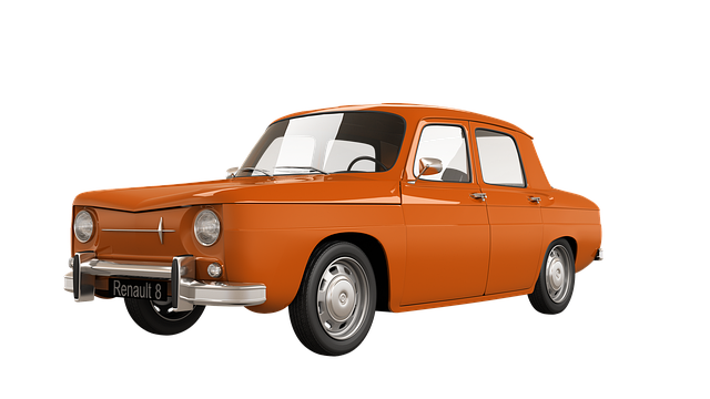 Free renault 8 dacia 1100 oldtimer illustration