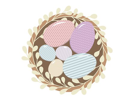 Free Easter Eggs Easter illustration and picture