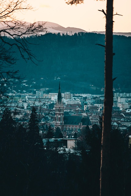 Kirche, Österreich, Winter, Draußen
