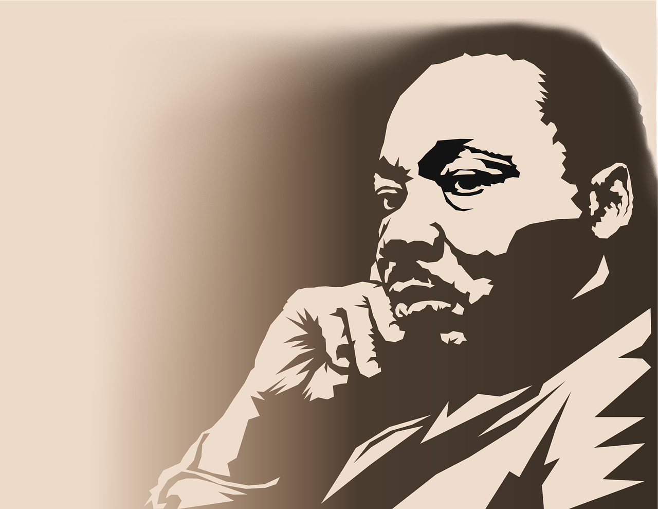 Download Martin Luther King Jr, American, Outline. RoyaltyFree Stock